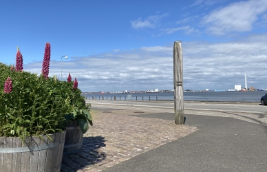 Stormflodssøjle fra Fanø
